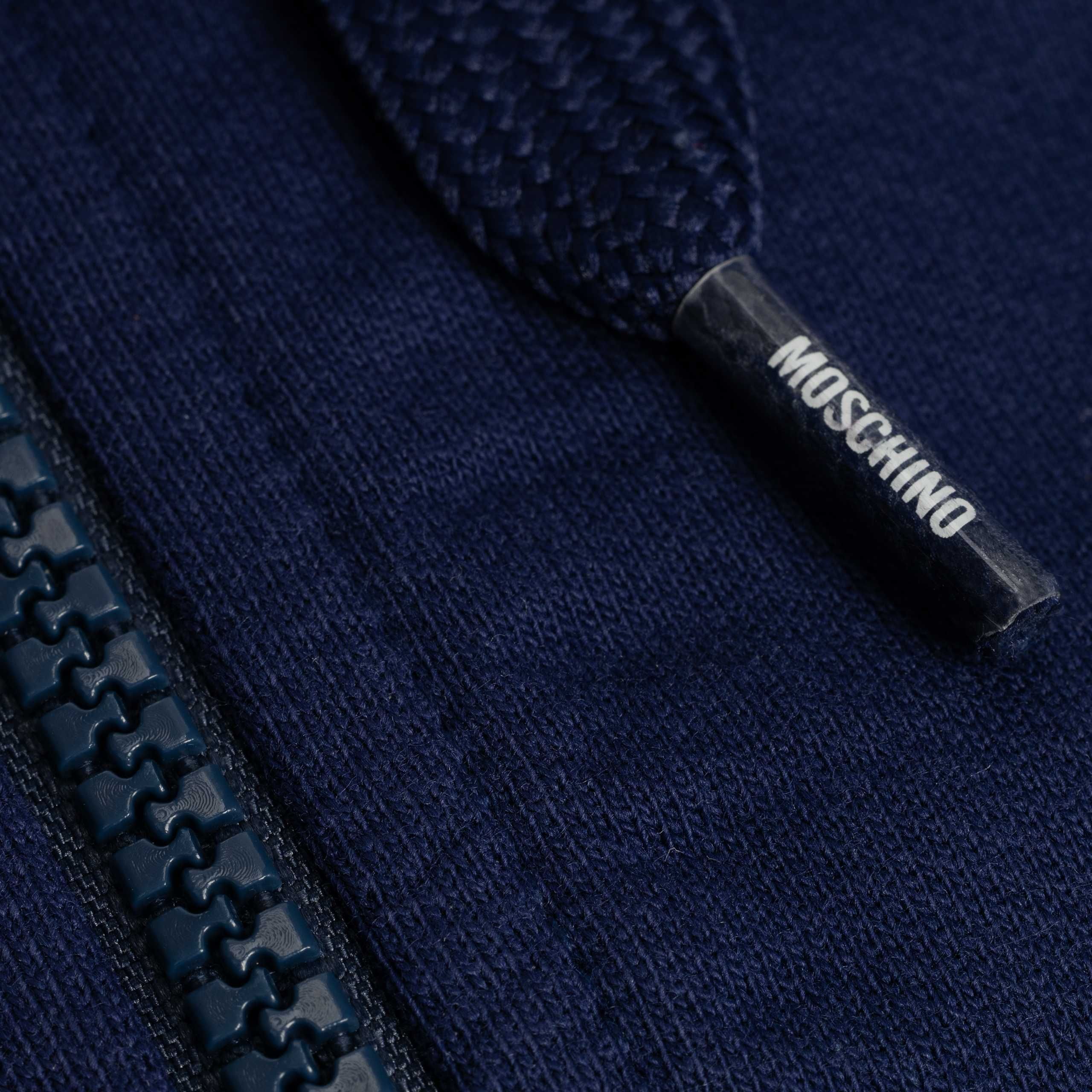 MOSCHINO markowa męska bluza NOWOŚĆ NERO MIŚ Nowa