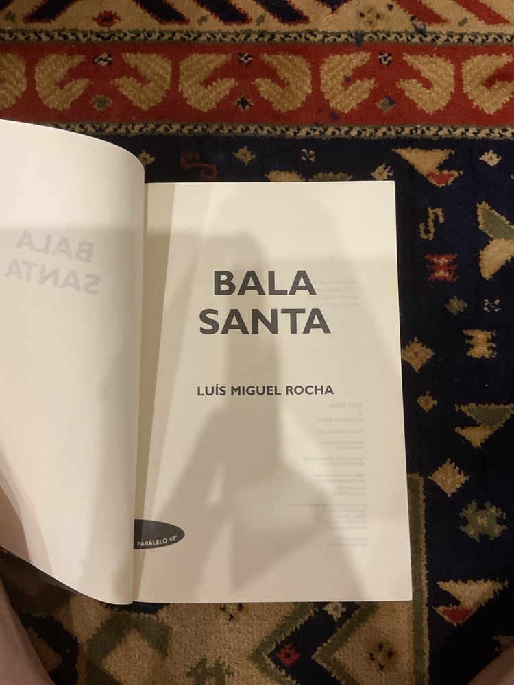 Livro Luís Miguel Rocha: bala santa