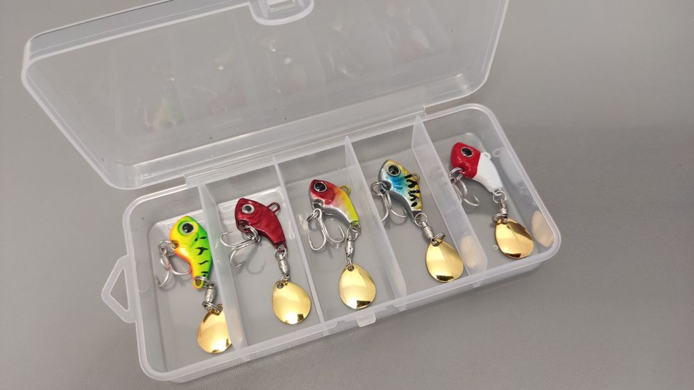 Nowe Przynęty Spinningowe Wirujące Ogonki