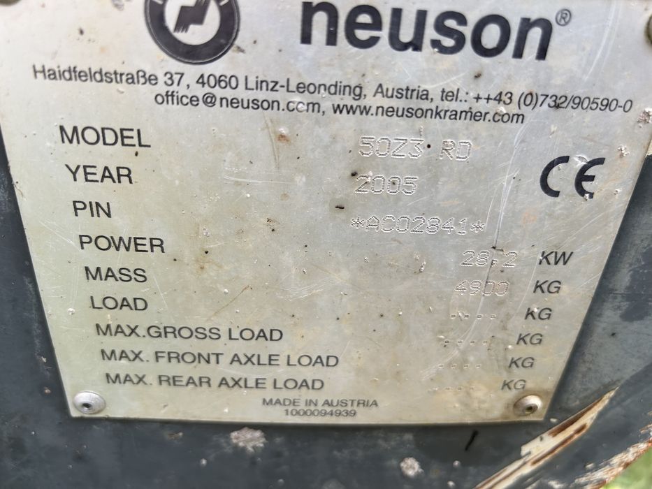 Koparka Neuson 50z3 3503