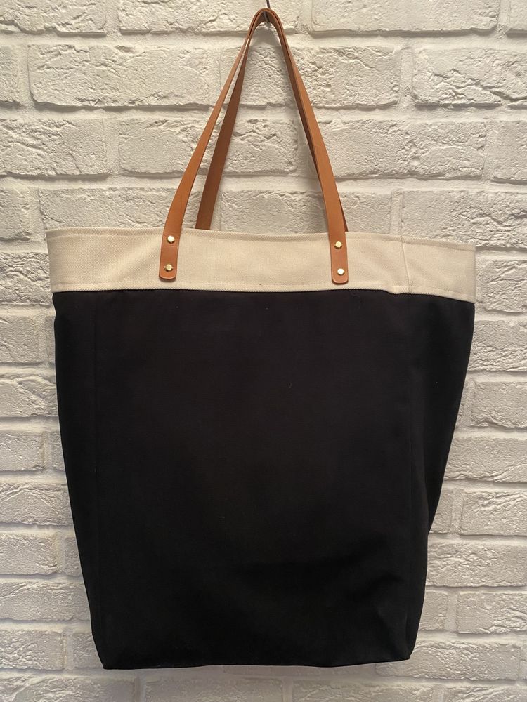 JAI – czarna duża torba typu shopper bag