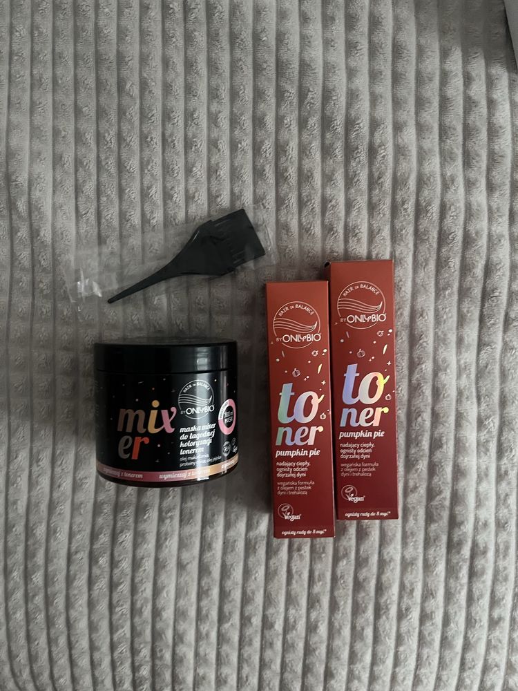 Zestaw toner only bio pumpkin pie 2sztuki plus maska mixer Only bio