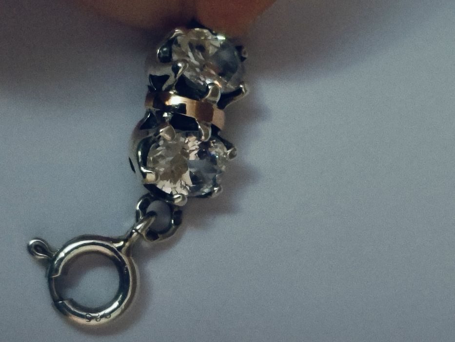Pulseira prata e ouro