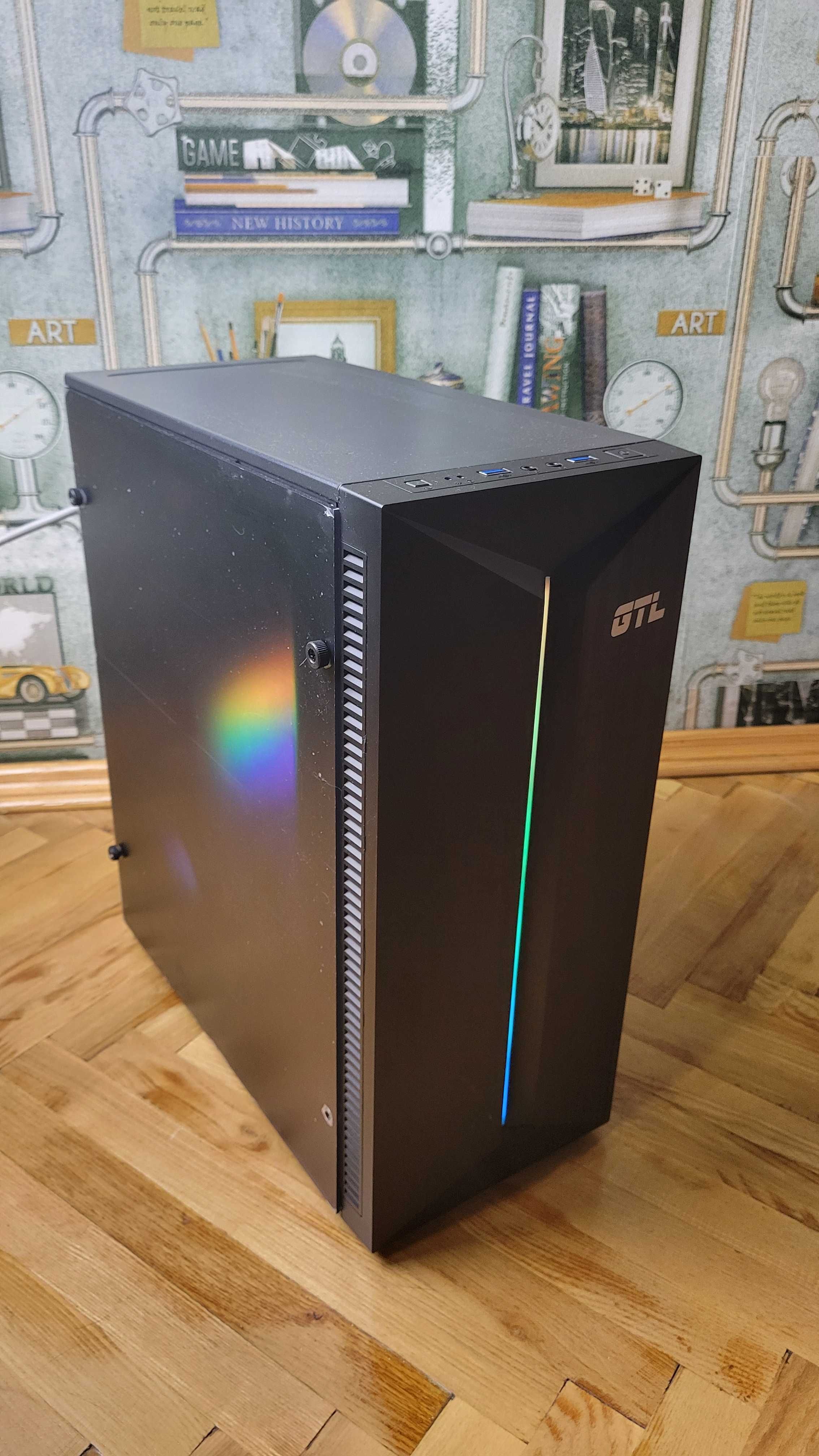 Ігровий ПК (8 ядер, 16 п., 16 ГБ ОЗУ, Asus Dual RX 5700 8 GB)