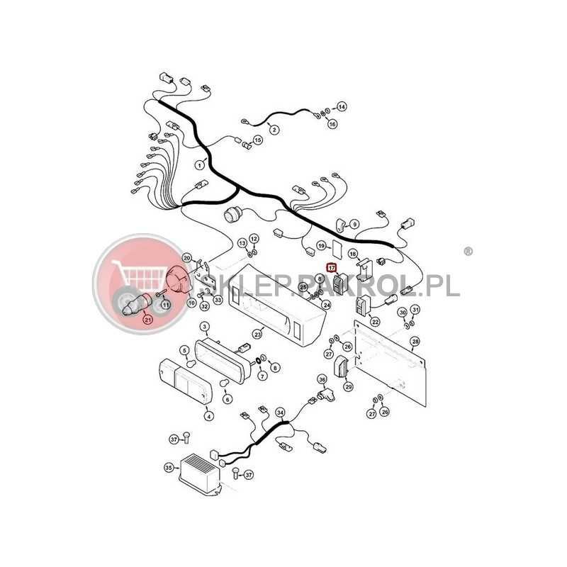 Przełącznik podnośnika CASE MX McCormick XTX MTX 418698A1