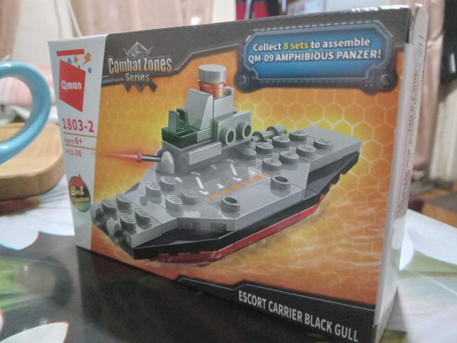 Дитячий конструктор корабель- Qman 1803-2