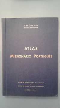 Livro Atlas Missionário Português - 1964