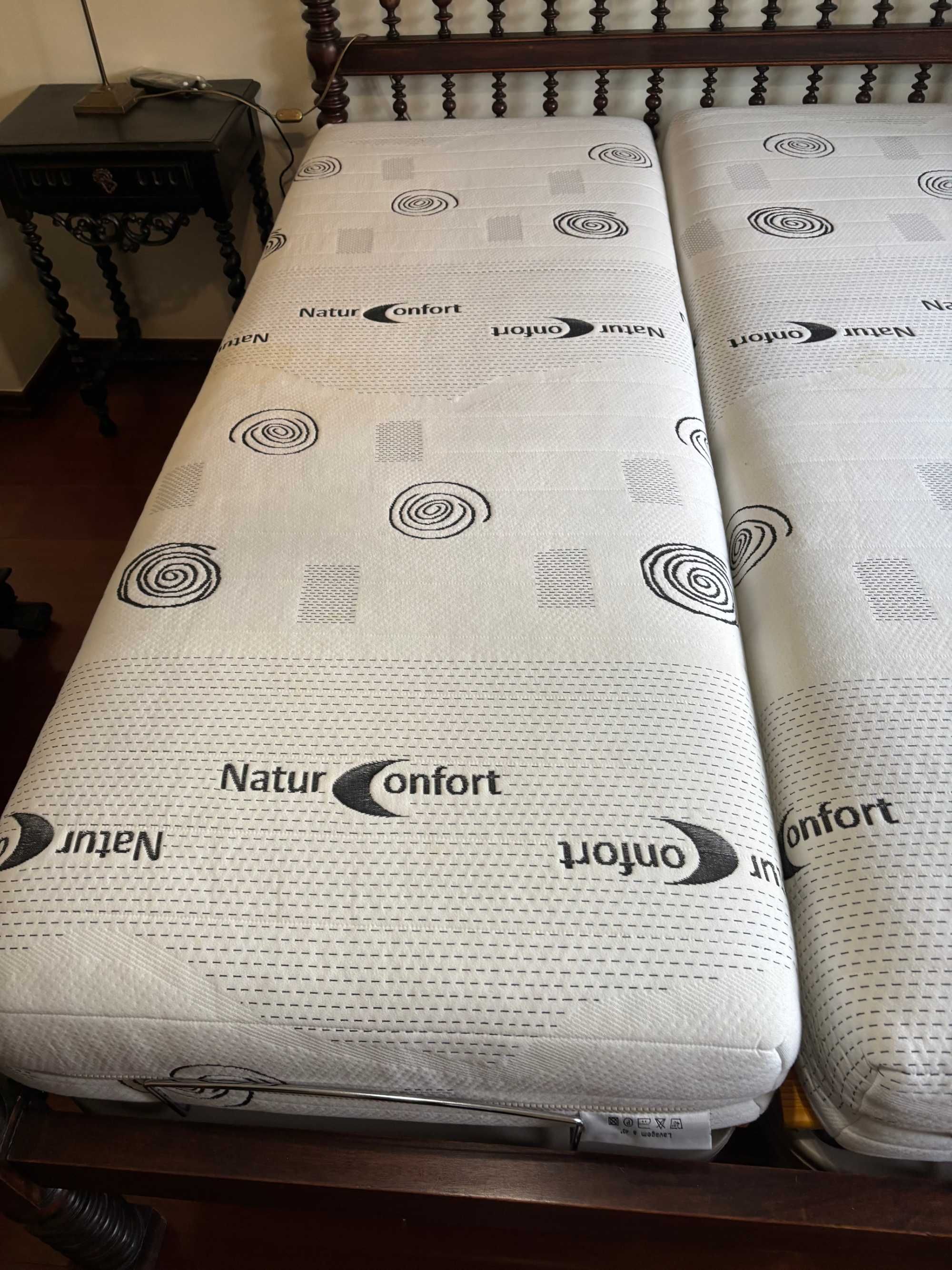 Camas articuladas e eléctricas com colchão natur confort