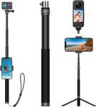 Aluminiowy kij do selfie ze statywem do Gopro Hero 92cm!!!