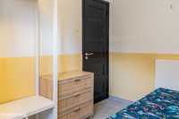 663079 - Quarto com cama de casal em apartamento com 3 quartos