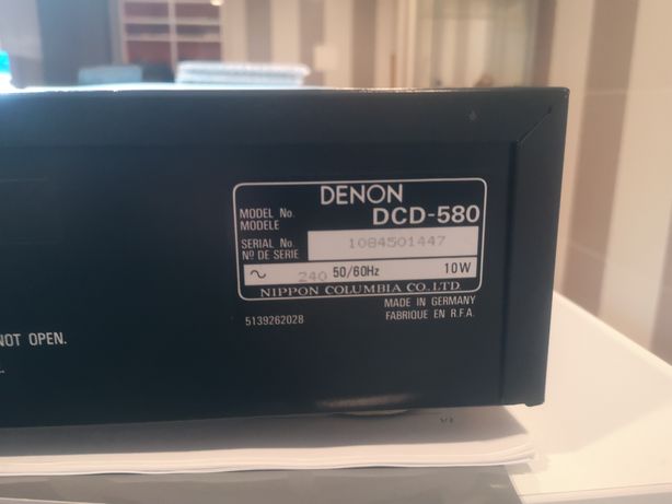 Leitor CD Denon dcd-580 com avaria