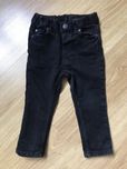 Jeansy dla dziewczynki H&M, czarne, rozm. 80, 9-12 m