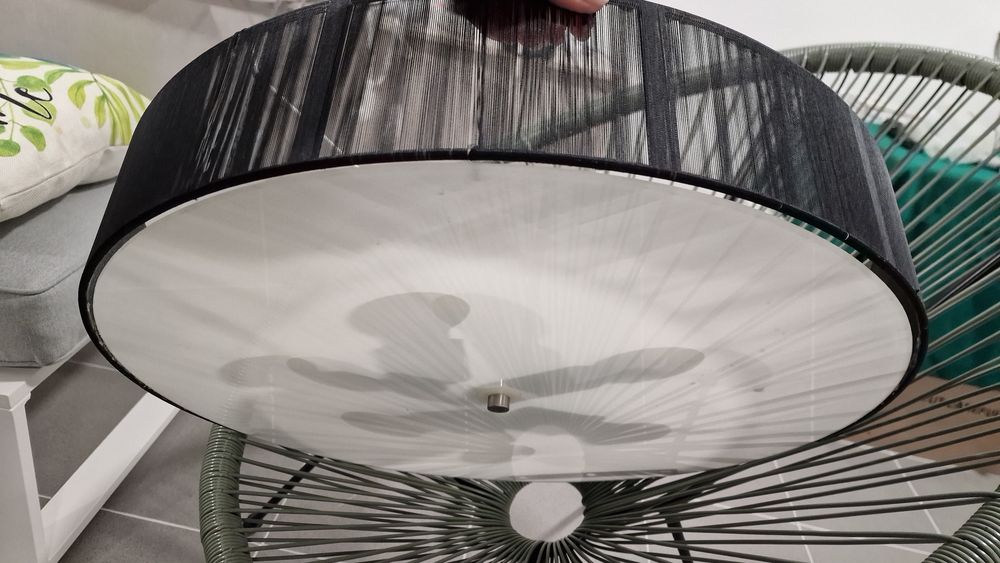 Candeeiro com 5 lâmpadas led