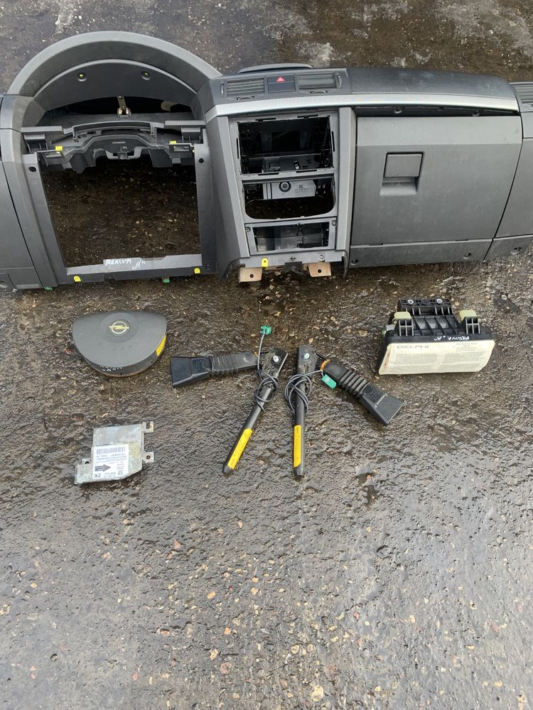 Opel Meriva A deska konsola pasy Air Bag poduszka kierowcy pasazera
