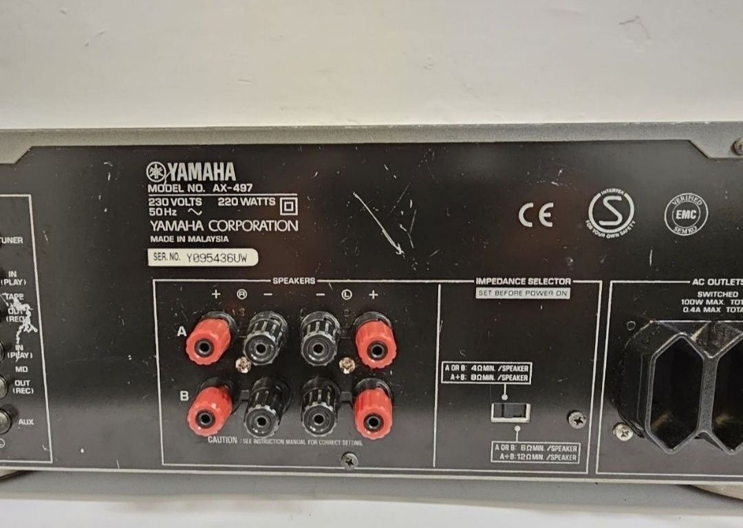 Wzmacniacz Yamaha AX-497, 2*120w