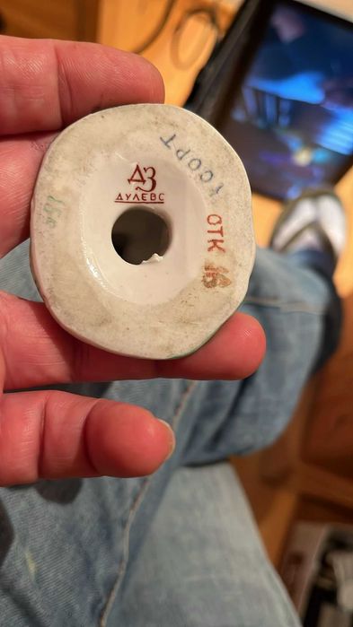 Статуэтки дулево, русский перепляс, 3 шт