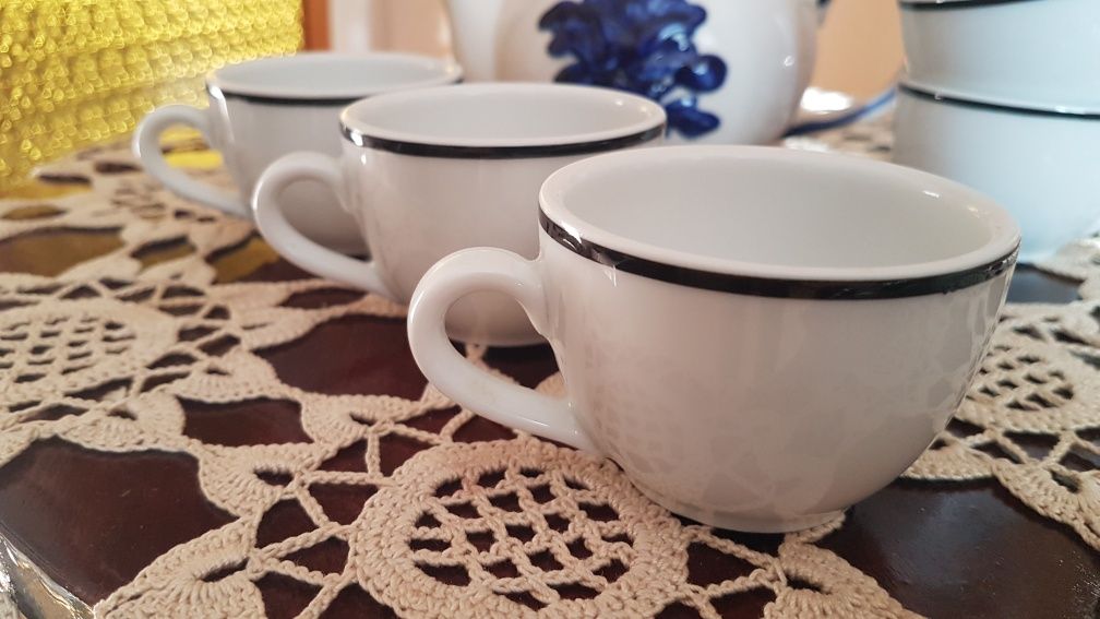 6 filiżanek do espresso niemieckiej fabryki porcelany Winterling