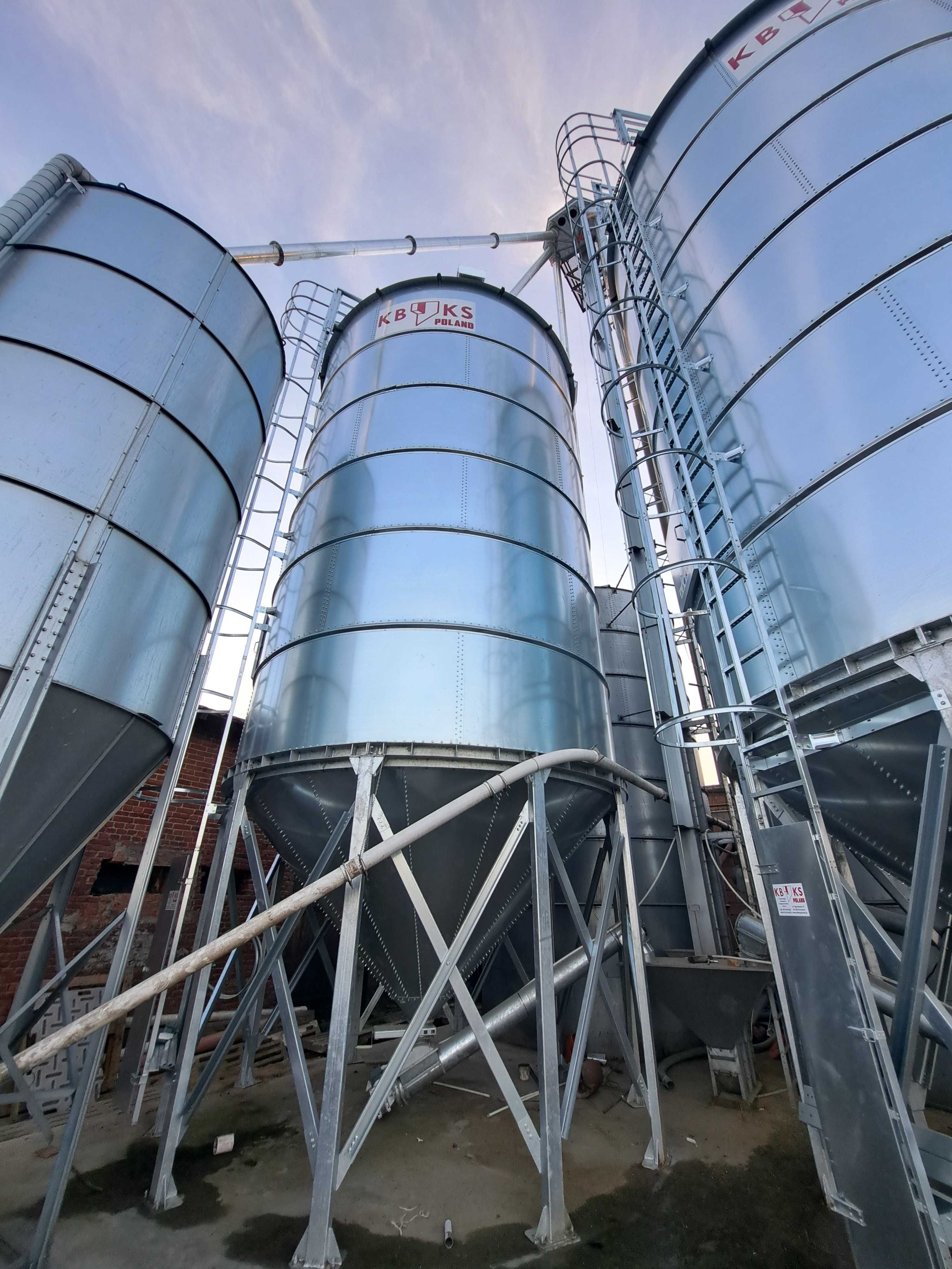 Silos paszowy na pasze 15,5t zbiornik