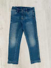 Lindex dżinsy 104 cm jeansy spodnie rurki elastyczne z regulacją