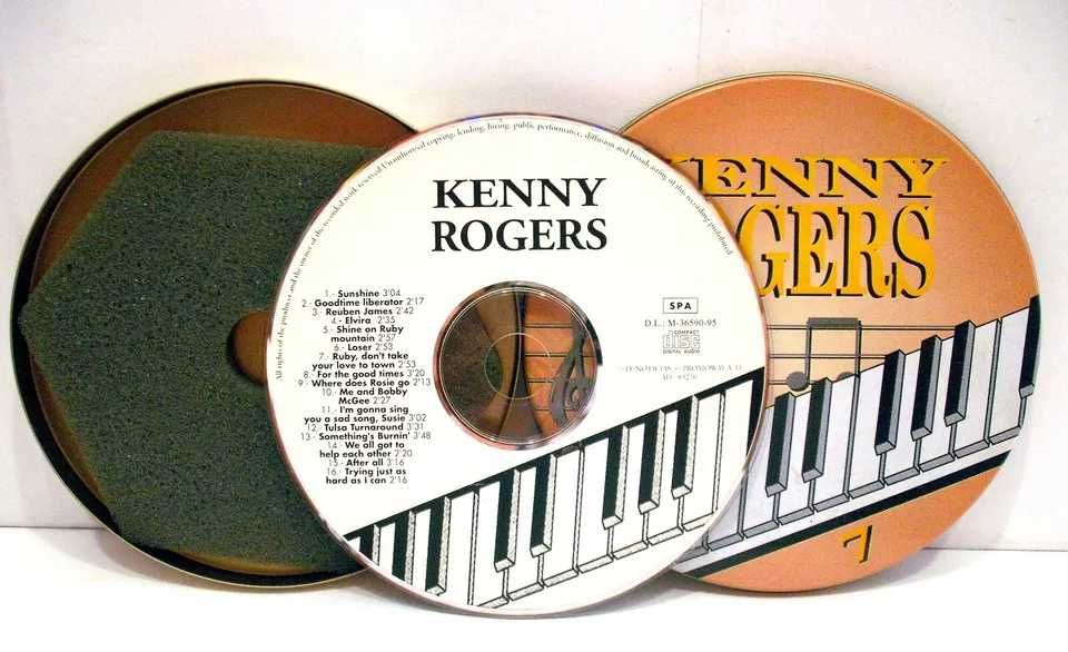 Kenny Rogers CD - TIN PLATE CASE