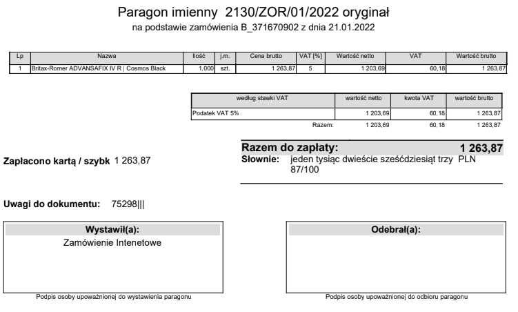 fotelik Britax Romer ADVANSAFIX IV R | czarny | Cosmos Black