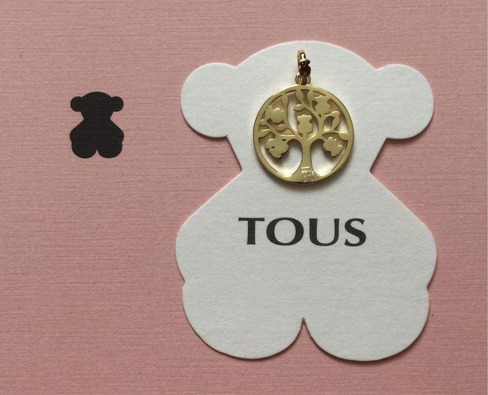 Tous Good Vibes zawieszka złota 2,2 cm