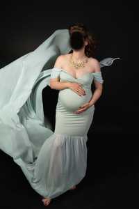 Sukienka ciążowa do sesji fotograficznych