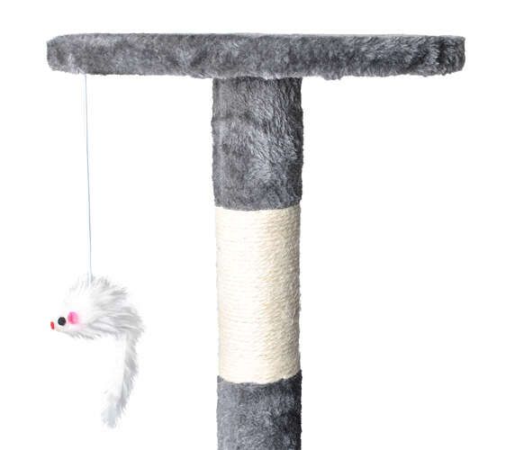 Drzewko dla kota 118 cm szare purlov