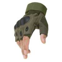 Nowe rękawice taktyczne bezpalcowe wojskowe militarne військові рукави