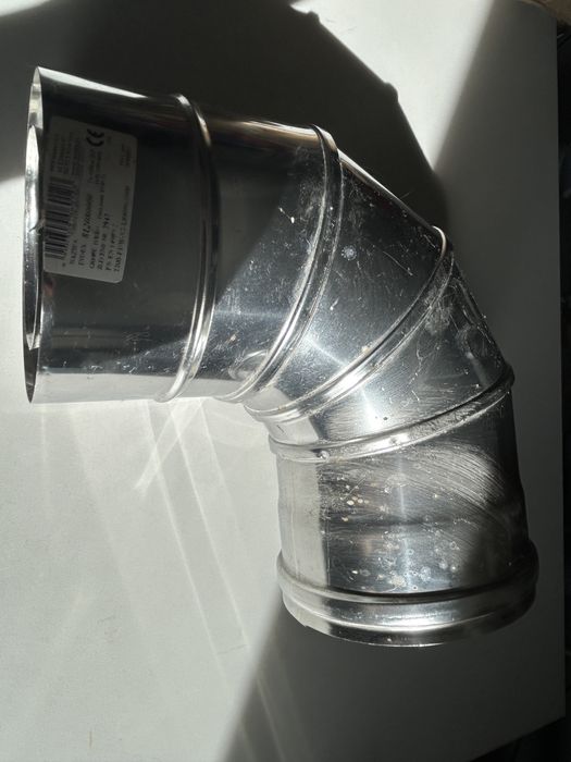 Turbo kolano dwu-ścienne 90/80-125