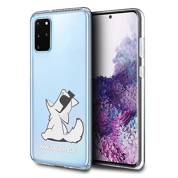 Etui Karl Lagerfeld Choupette Fun na Samsung Galaxy S20+ - przezroczys