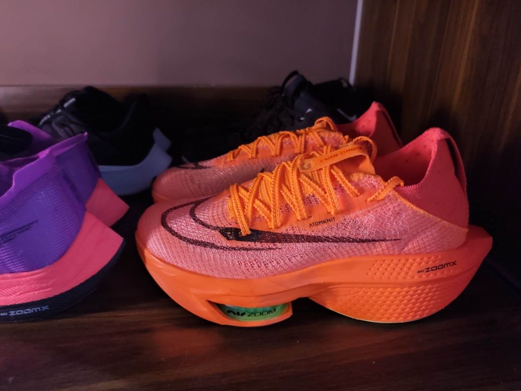 Pomarańczowe neonowe Nike Alphafly 2 damskie 38 nowe