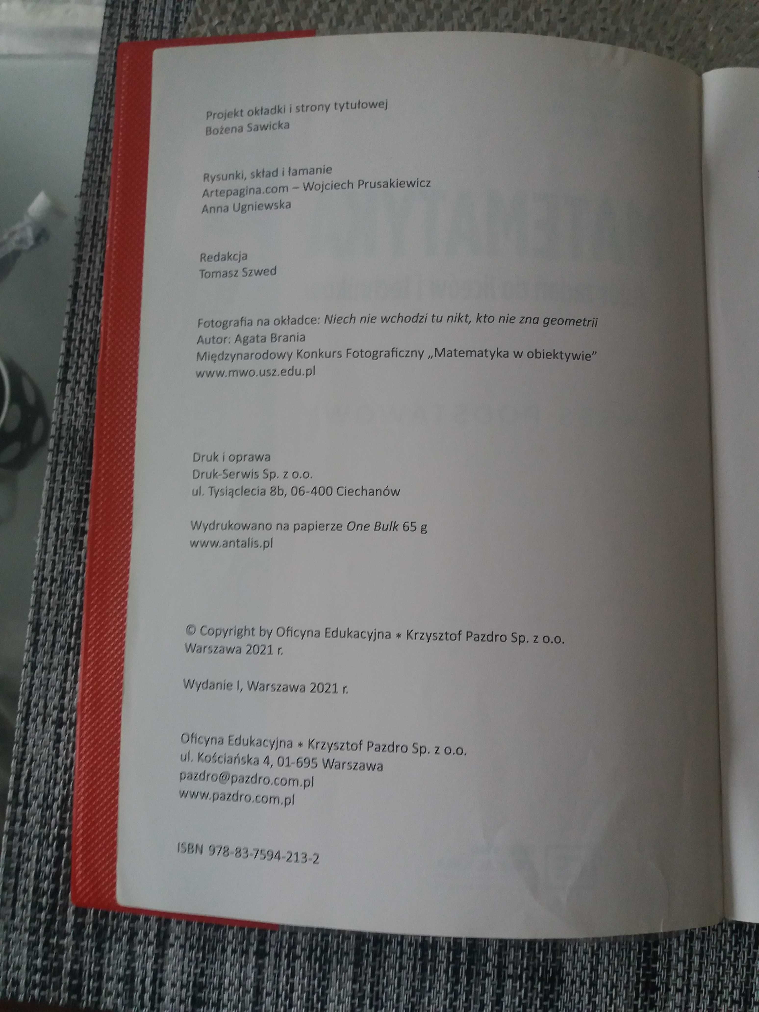 Matematyka. Zbiór zadań dla klasy 3. Zakres podstawowy