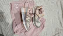 New balance 574 розовые, NB кроссовки