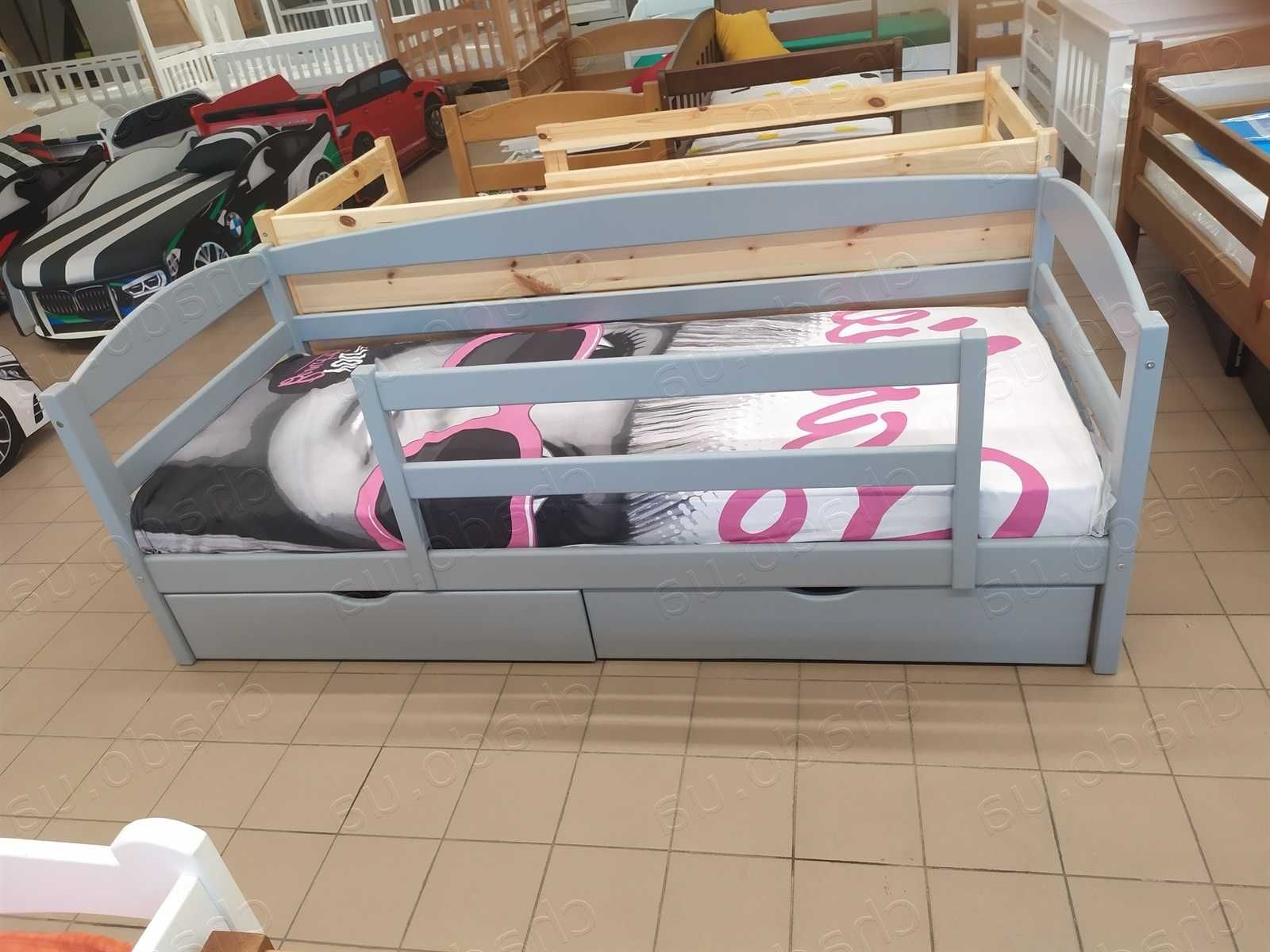 Кроватка с бортиком ! Дитяче Ліжко з дерева _ Кровать для ребенка!