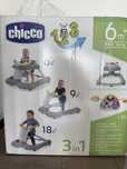 Chicco - Andarilho para bebé 1-2-3 cinzento