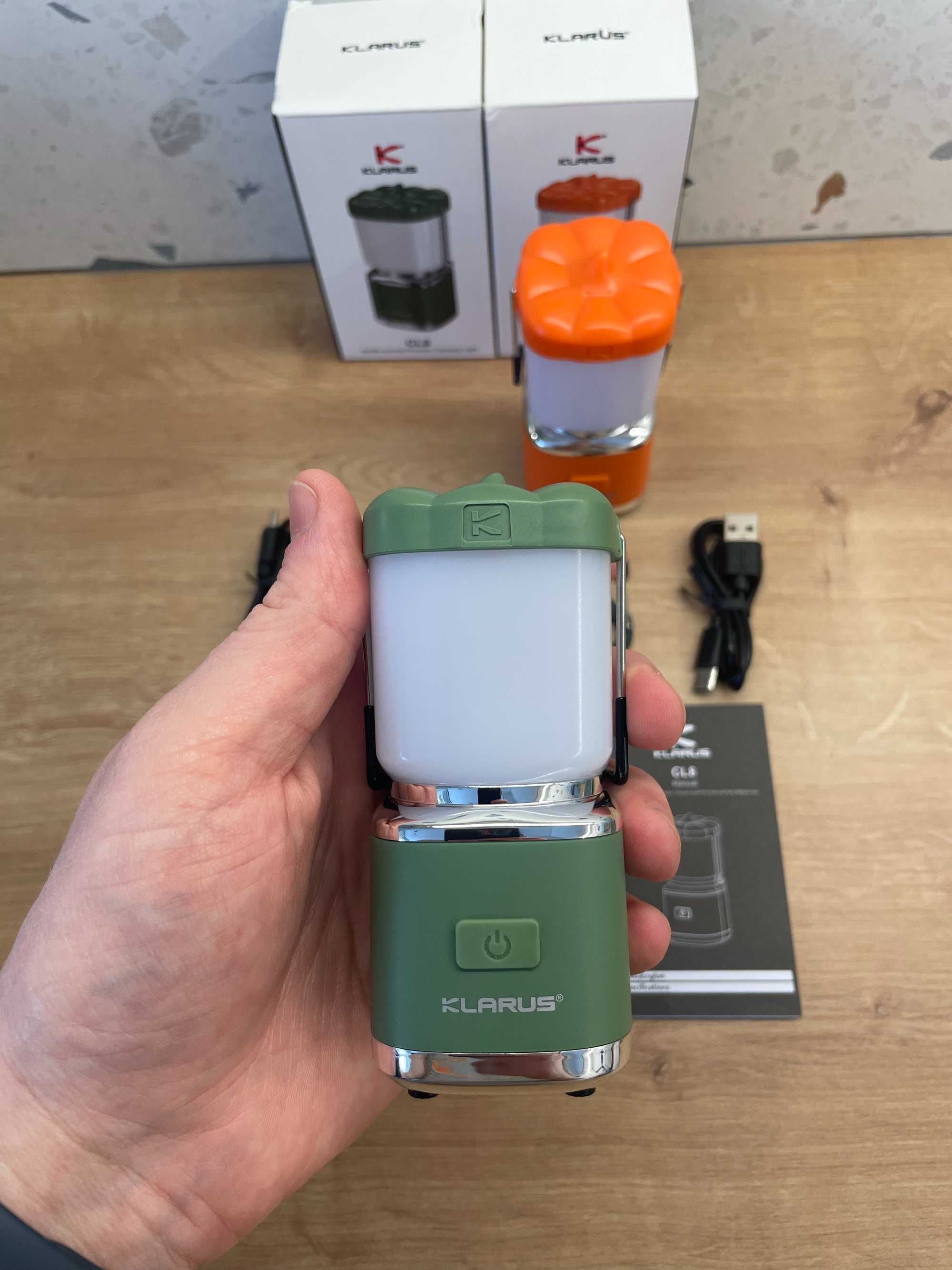 Klarus CL8 Компактний і Потужний Ліхтар для Кемпінгу 300 Lumen 2000mAh