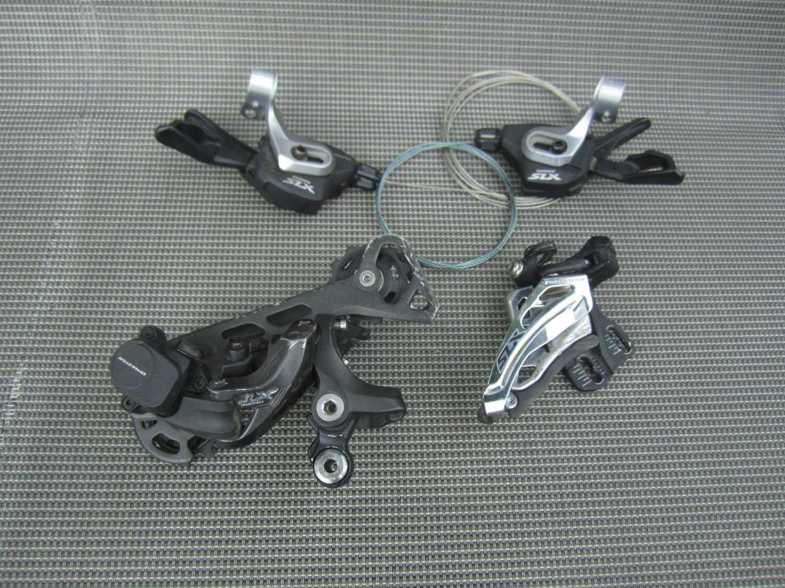 Napęd 2x11 Shimano SLX Deore XT przerzutki manetki 11s mtb xc