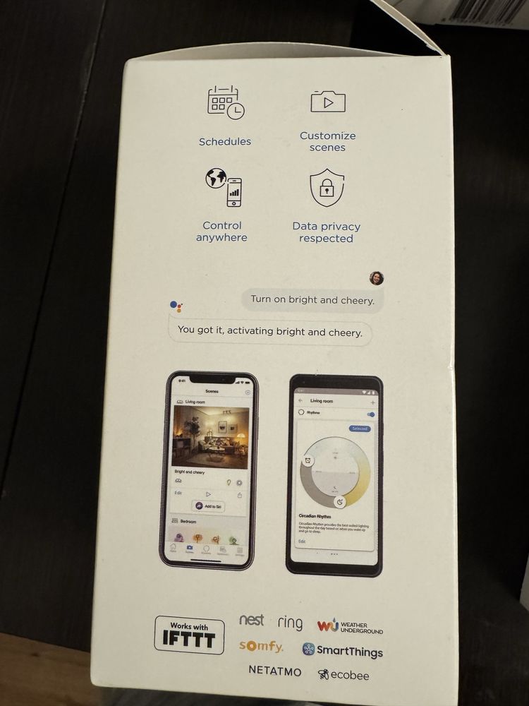 Żarówka LED E27 ST64 7W smart WiFi WiZ