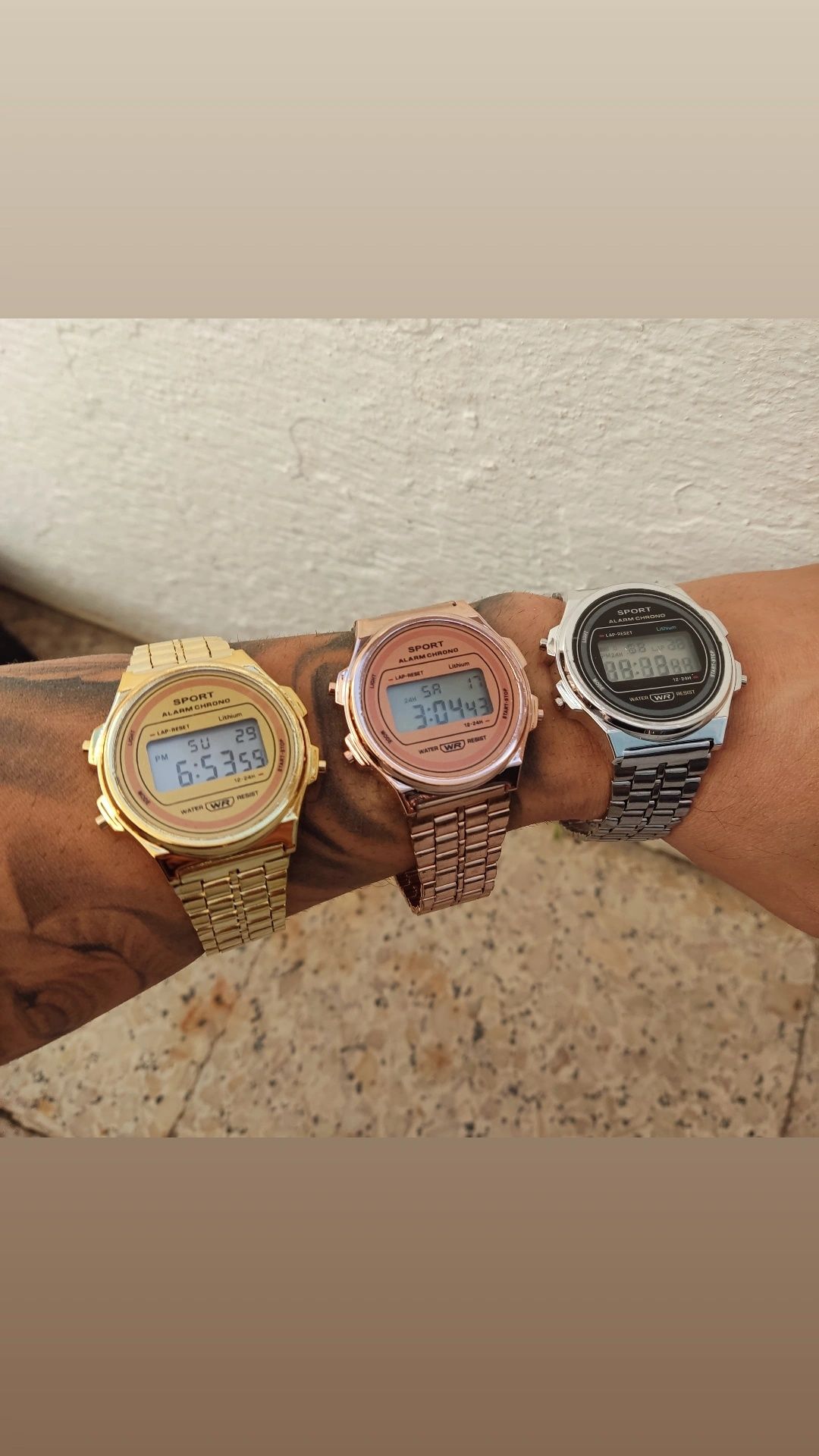 Relógios tipo Casio redondos