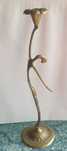 Candlestick, Art Deco Bronze/Brass female nude, style Karl Hagenauer