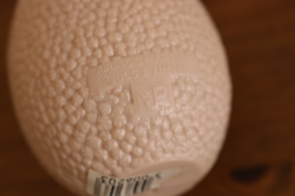 Ovos miniaturas Jurassic Park oficial