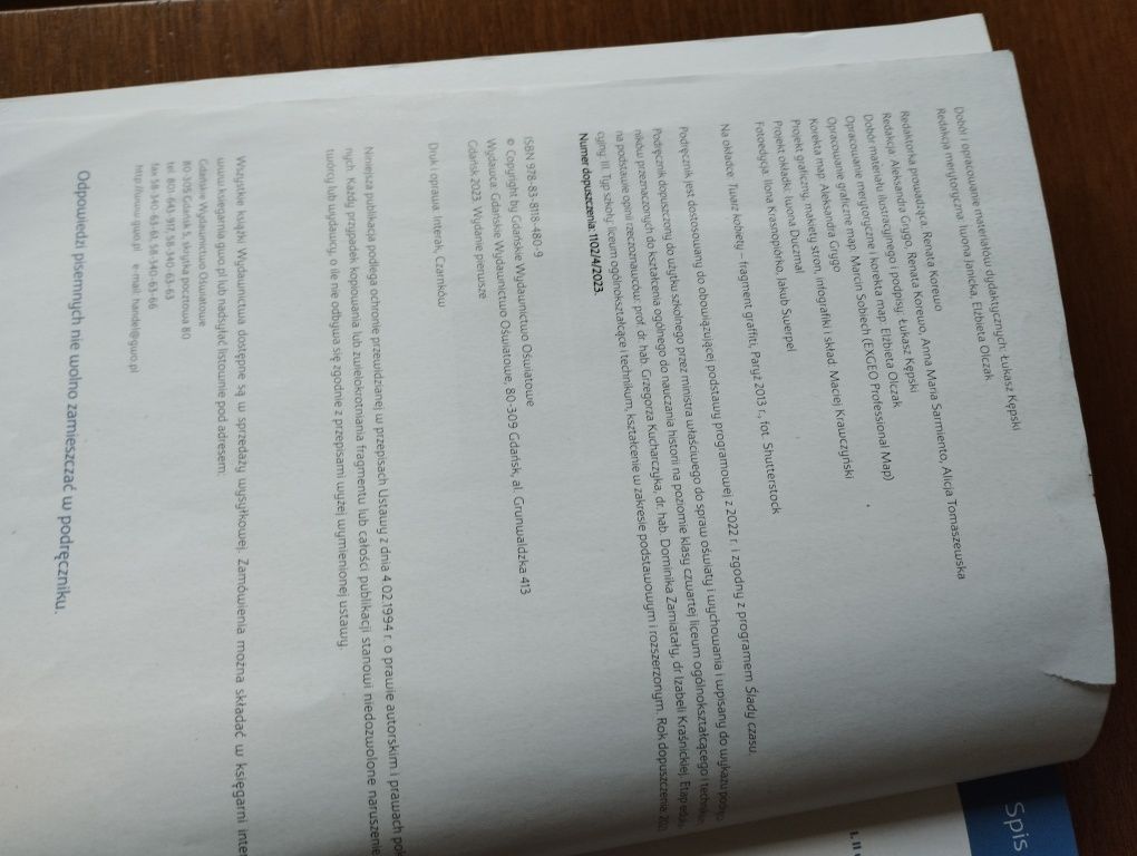 Historia Ślady Czasu kl 4 zakres podstawowy i rozszerzony