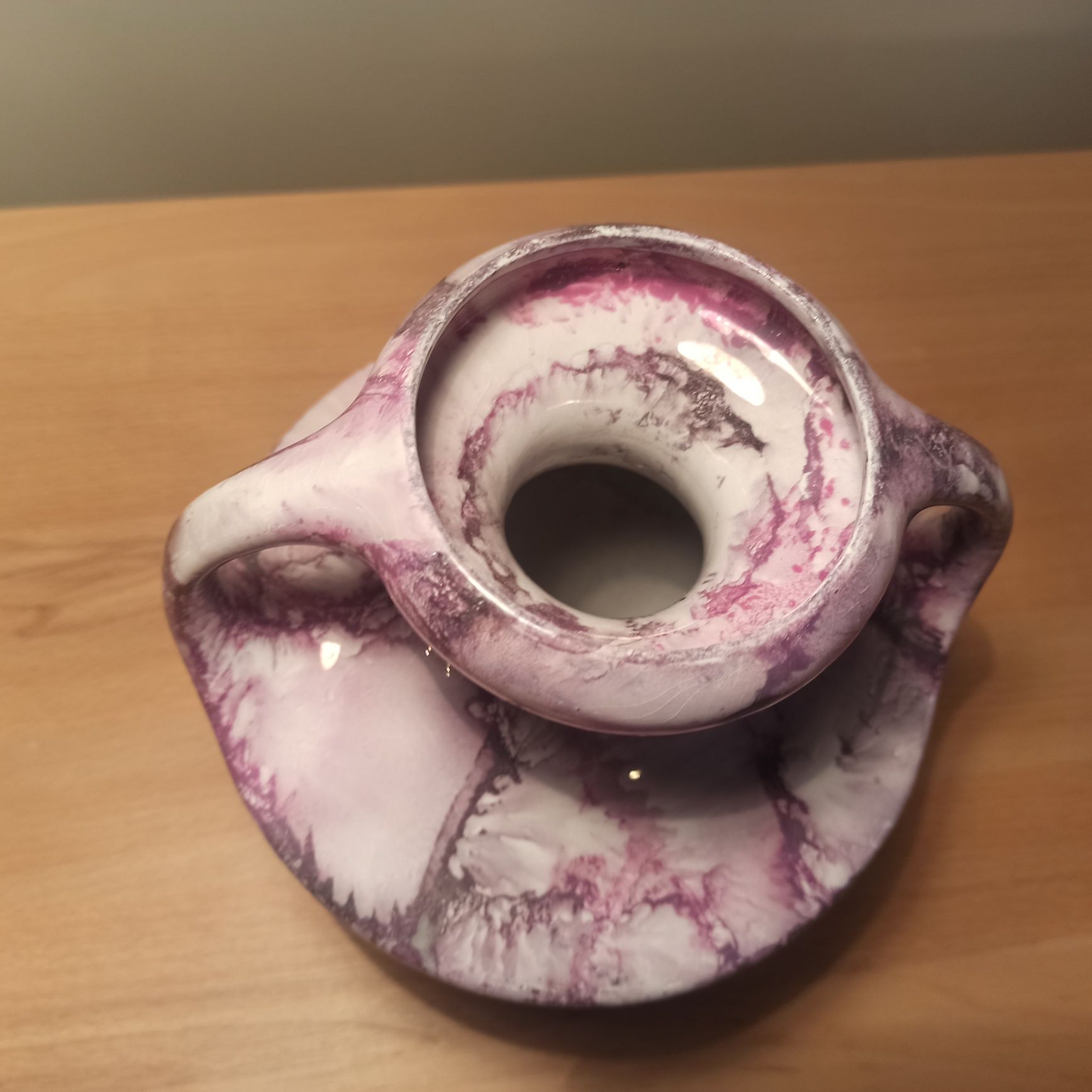 wazon ceramiczny w stylu secesyjnym