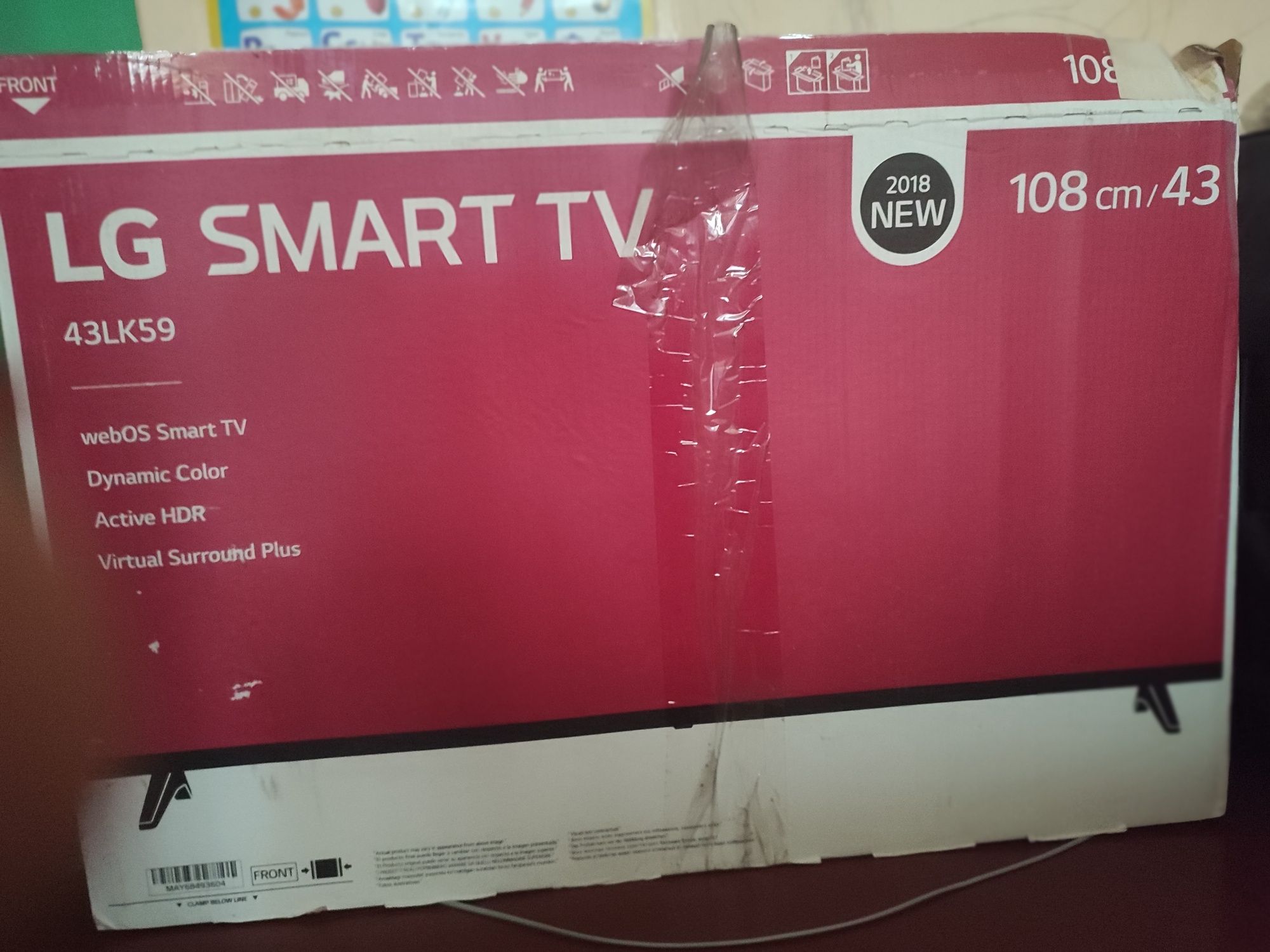 Телевізор LG Smart tv,43 дюйми .