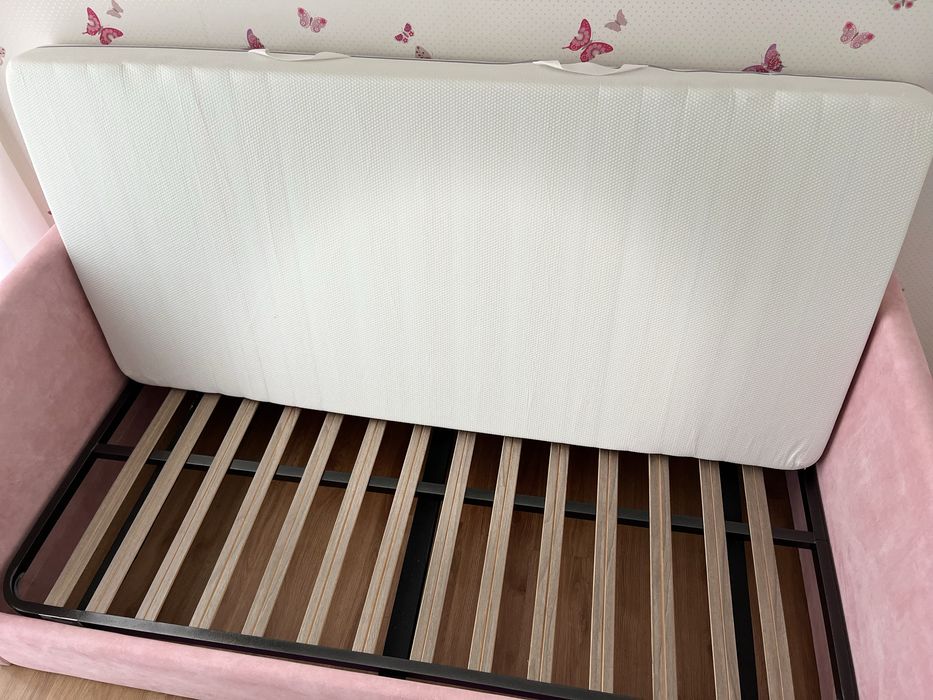 Cama solteiro + Colchão + Estrado