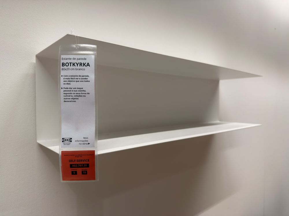 Estante parede Ikea