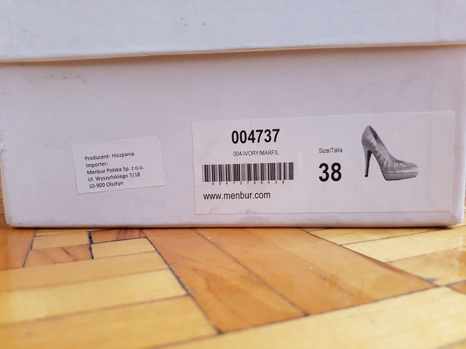 Buty ślubne MENBUR