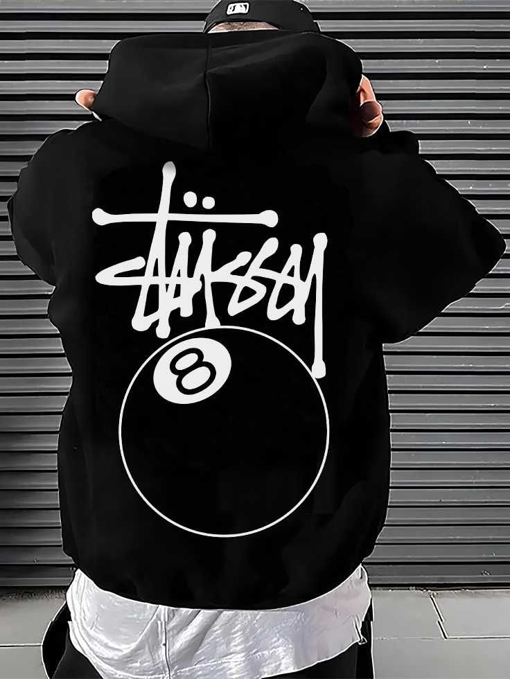 8 Ball Stussy ‣ Новое Худи Стусси ‣ XS S M L XL ‣ BIG Лого Принт