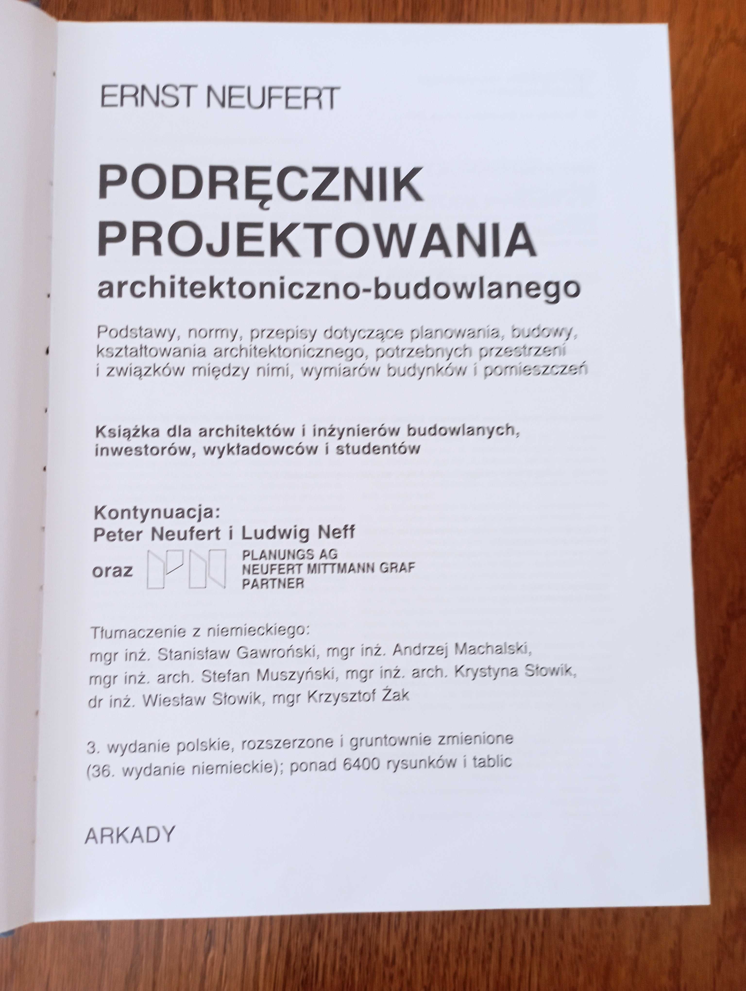 Podręcznik projektowania Neufert